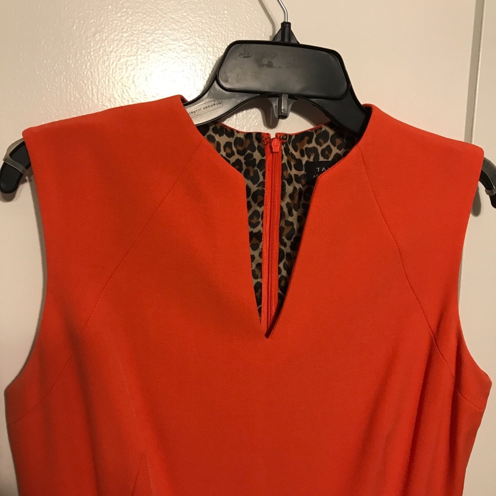 Never worn Tahari orange dress
